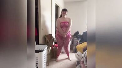 New body stockings milf lingers in hot BBW solo tease