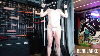Slave tied and teased by British whips until she begs