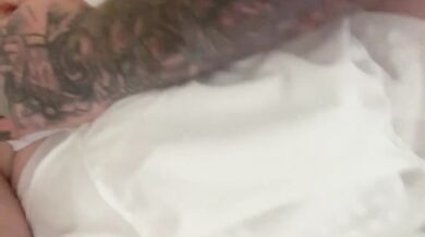 Hubby greedily guzzles his wife's milky feast xoxo