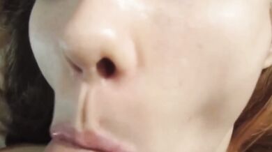 Step sis creampie blowjob ruined her mouth so hardcore the cum drips down her chin daily