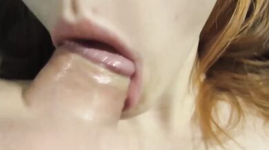 Step sis creampie blowjob ruined her mouth so hardcore the cum drips down her chin daily