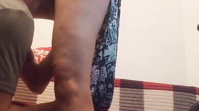 Step-mom rides dick raw cum inside juicy pussy ride till overflow