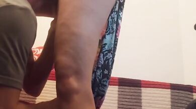 Step-mom rides dick raw cum inside juicy pussy ride till overflow
