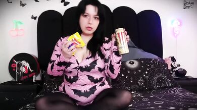 Professor's gummies ruined my alt bestie belly after her vore feast