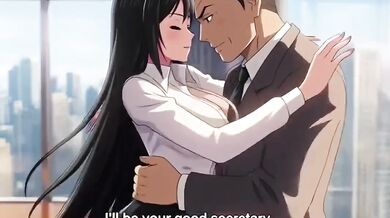 Boss fucks horny secretary for promotion in the office