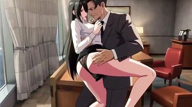 Boss fucks horny secretary for promotion in the office