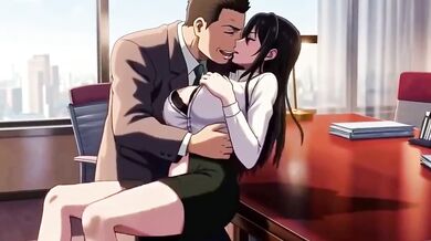 Boss fucks horny secretary for promotion in the office