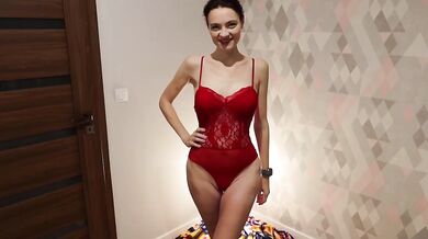 Morning tits in polish tease blowjob asmr