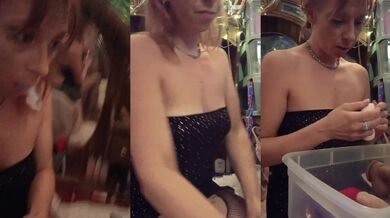 Molly Devon smokes alone with a filthy mind for you and me