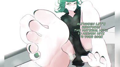 Tatsumaki destroys you for Fubuki’s feet obsession joi worship