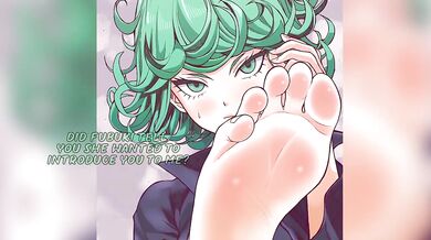 Tatsumaki destroys you for Fubuki’s feet obsession joi worship