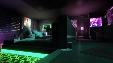 Braindance Threesome with Big Tits Big Ass 3D animated porn