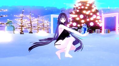 Nude MMD Vtuber dances for your cumshot overload