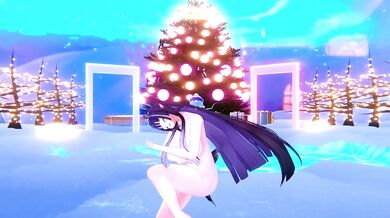 Nude MMD Vtuber dances for your cumshot overload