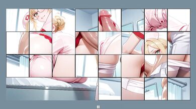 Naughty Nurse Hentai Puzzle Game Destroyed in HD Porn