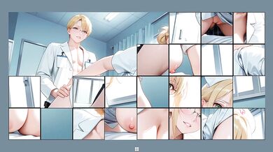 Naughty Nurse Hentai Puzzle Game Destroyed in HD Porn