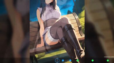 Hinata Hyuuga gets choked by a cock hero while fapping in HD