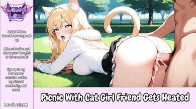 Picnic With Catgirl Friend Gets Heated and Breeding Creampie