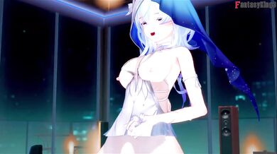 Shorekeeper's big tits POV ravaged in Wuthering Waves manga hentai