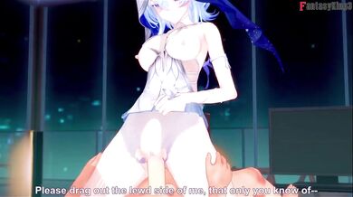 Shorekeeper's big tits POV ravaged in Wuthering Waves manga hentai