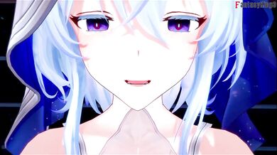 Shorekeeper's big tits POV ravaged in Wuthering Waves manga hentai