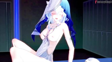 Shorekeeper's big tits POV ravaged in Wuthering Waves manga hentai