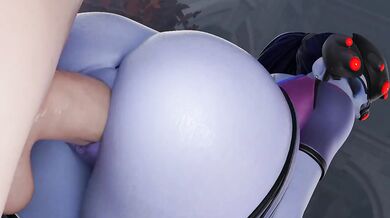 Widowmaker Takes Bandit’s Big Cock Until She Gushes 3D