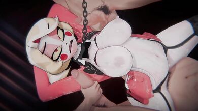 Charlie Hazbin’s redemption failed step sister gangbang POV DP creampie