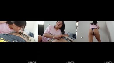 I sucked my best friend before the gym while ovulating raw latino lust HD