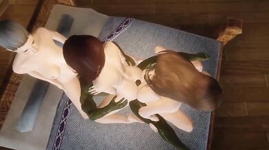 Orc’s Afterlife of Harem Lust 3D orgy with naked girls