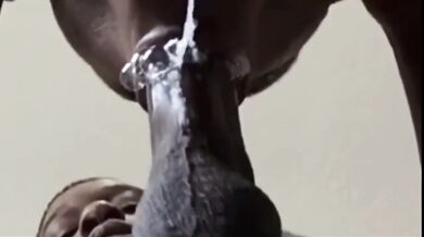 Perfect lips destroy him with sloppy deepthroat nut in 7 mins