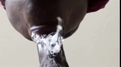 Perfect lips destroy him with sloppy deepthroat nut in 7 mins