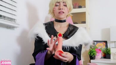 Y'shtola's tiny clitty gets wrecked in humiliating cosplay POV