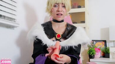 Y'shtola's tiny clitty gets wrecked in humiliating cosplay POV