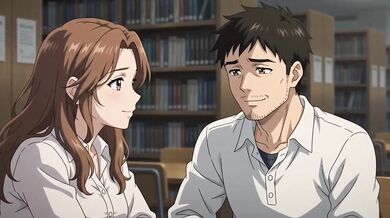 Exam stress melt when I fuck my barely-known classmate with big natural tits