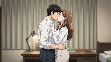 Exam stress melt when I fuck my barely-known classmate with big natural tits