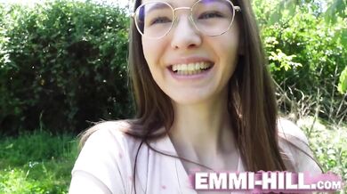 German cutie gets fingered raw in the woods wild climax