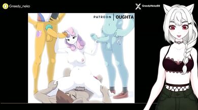 Hey baby Furry HMV drooling over big tits big dick greedy ass