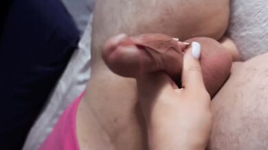 Oiled massage cock session with huge cumshot ruined stepsis