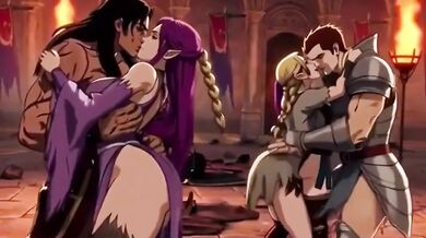 Warriors claim hot anime cum reward big boobs ass fuck