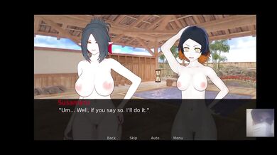 Demon Slayers Two Sluts Suck My Giant Cock While Fucking Each Other Rough Threesome