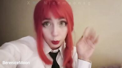 Makima's Exquisite Feet Destroyed Solo Latina Cosplay Dom