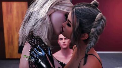 Being a huge dick in PC gameplay of an adult visual novel fantasy trio