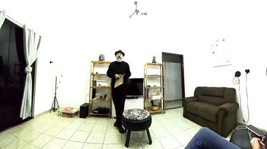 Cuckold POV watches debt collector destroy his wife with reverse cowgirl
