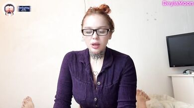 Horny teacher deepthroats student with huge tits and dirty talk