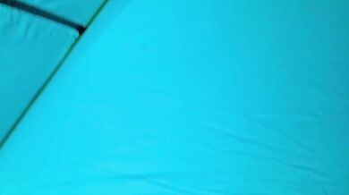 She rides me raw in a tent public climax