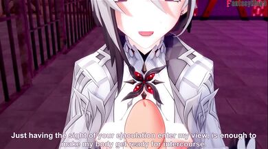 Arlecchino gets destroyed Ahegao in Genshin Impact Full POV