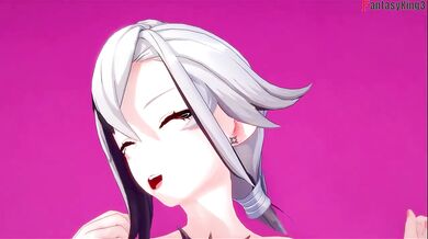 Arlecchino gets destroyed Ahegao in Genshin Impact Full POV