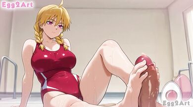 Gabby's big tits swallow deep hentai blowjob from Yomi no Tsugai Egg2Art
