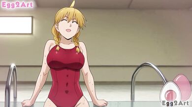 Gabby's big tits swallow deep hentai blowjob from Yomi no Tsugai Egg2Art